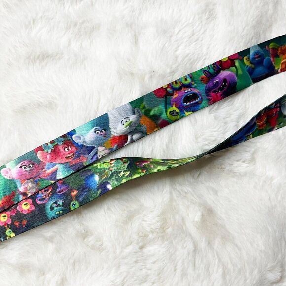 🔮 5/$25 Trolls Movie Lanyard / Card‎ Holder - Picture 2 of 2